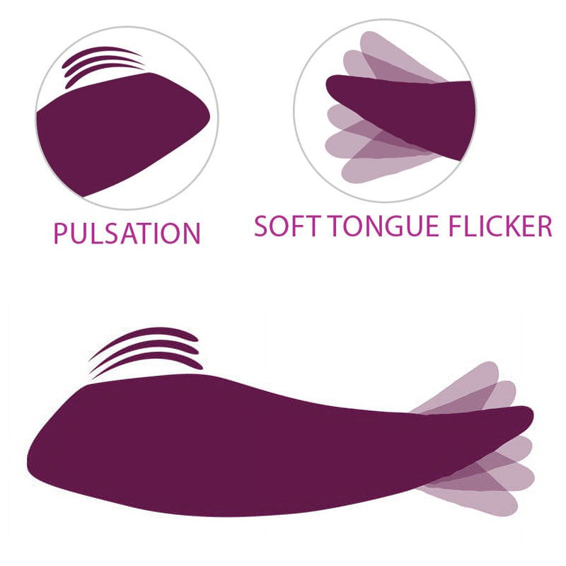 Cloud 9 Novelties Oral Flutter Plus Tongue & Pulsation Function