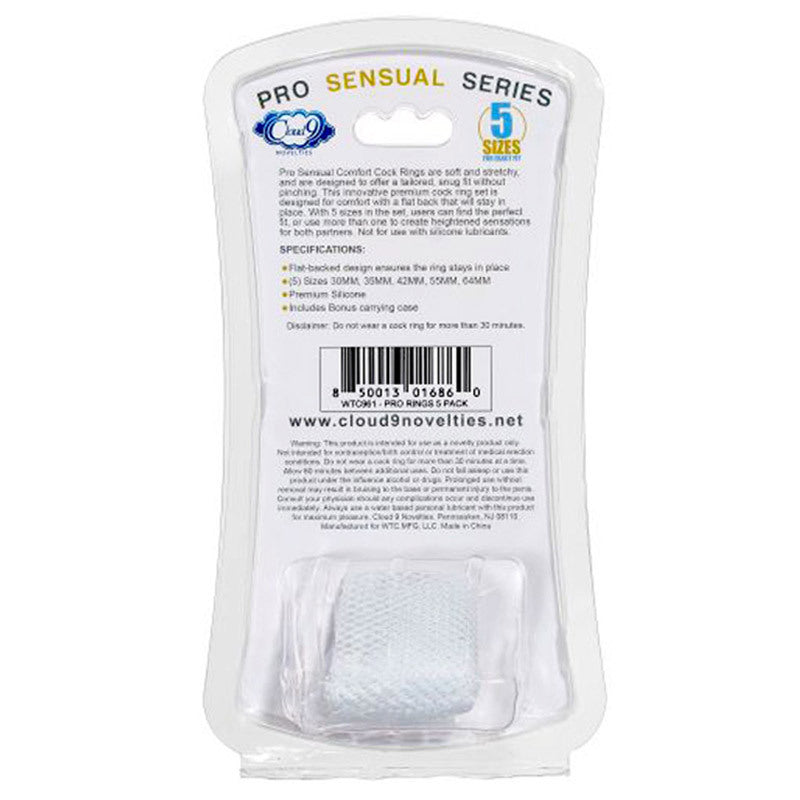 Cloud 9 Pro Sensual Comfort Cock Rings