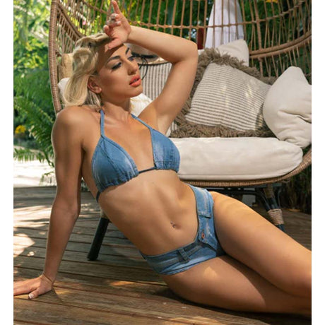 Candyland Light Wash Denim Set