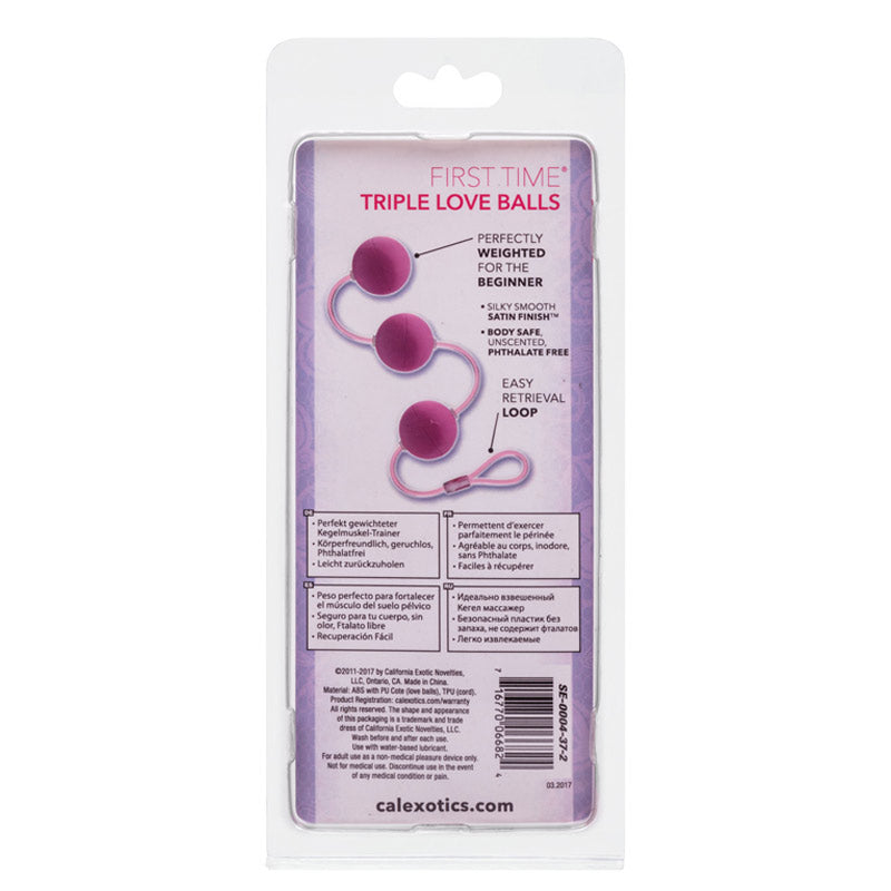 First Time Love Balls Triple Lover