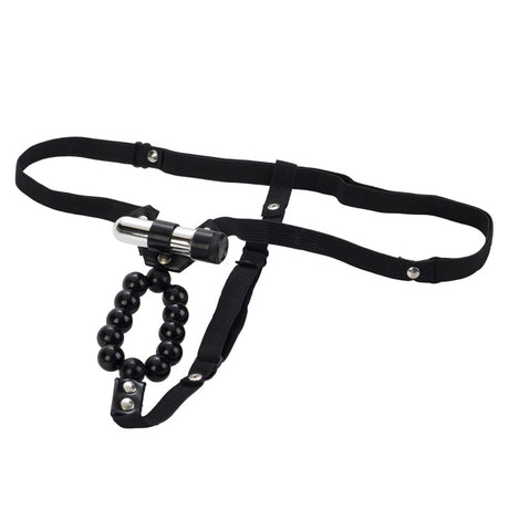 Vibrating Thong With Beads