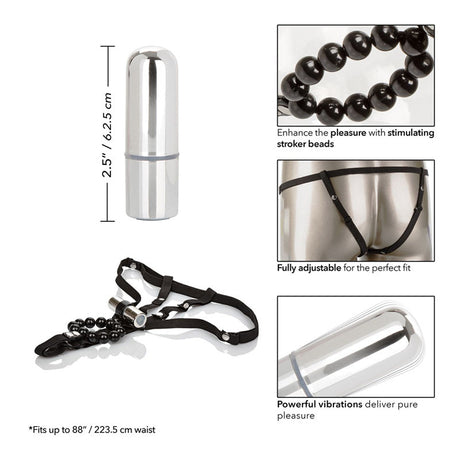 Rechargeable Lovers Cheeky Panty with Stroker Beads