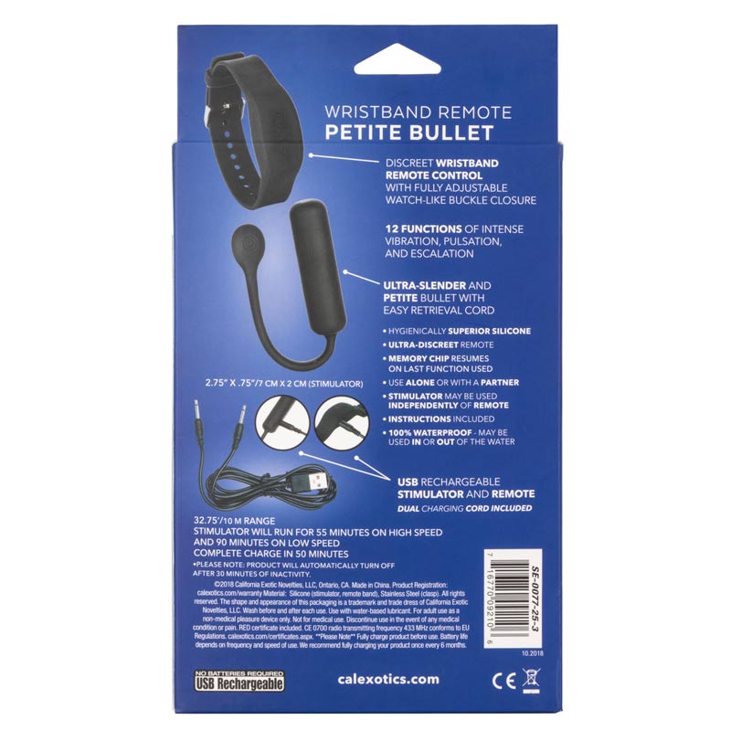 Wristband Remote Control Petite Bullet