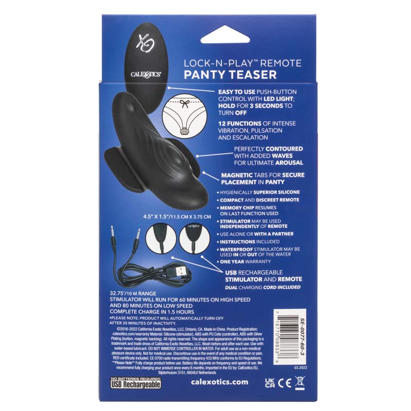 Lock N Play Remote Panty Teaser