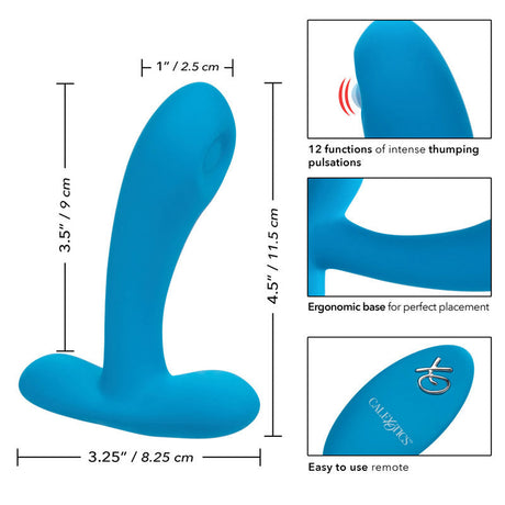 Silicone Remote Pulsing Pleaser