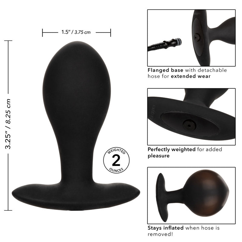 CalExotics Weighted Silicone Inflatable Plug