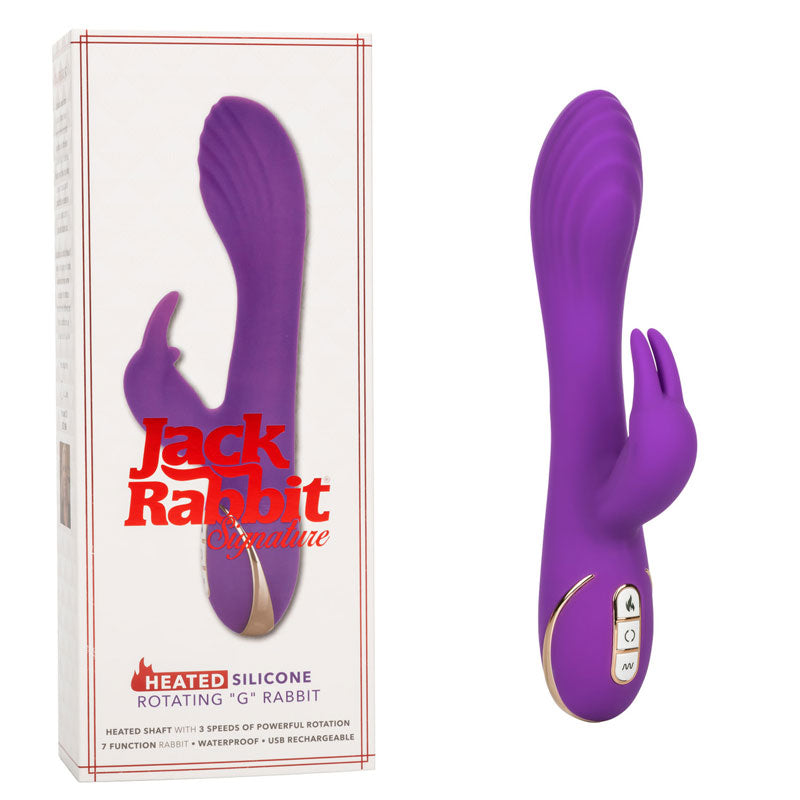 Jack Rabbit Signature Heated Silicone Rotating G Rabbit