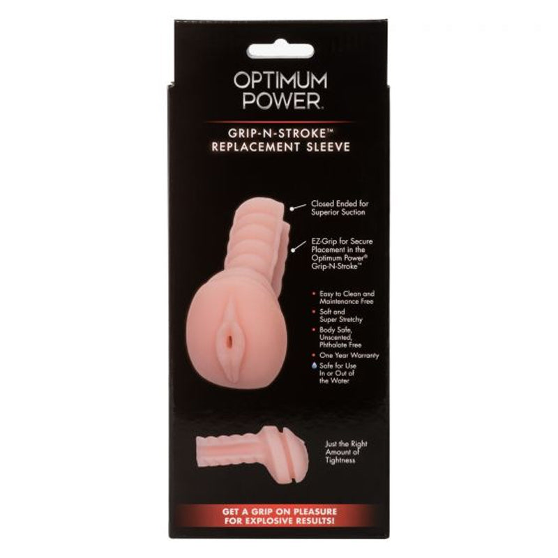 Optimum Power Grip N Stroke Replacement Sleeve White