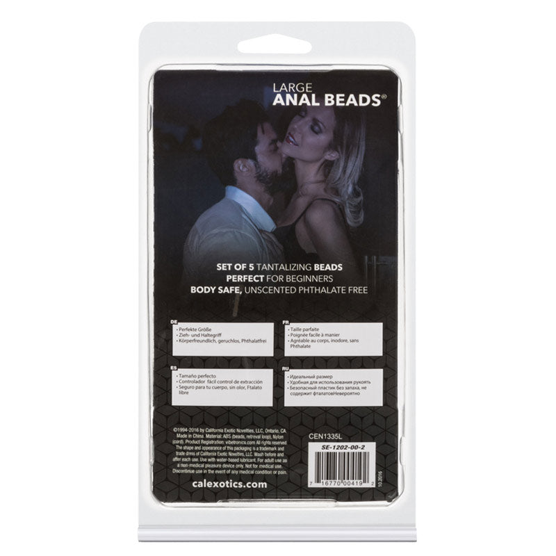 Anal Beads Colors Large