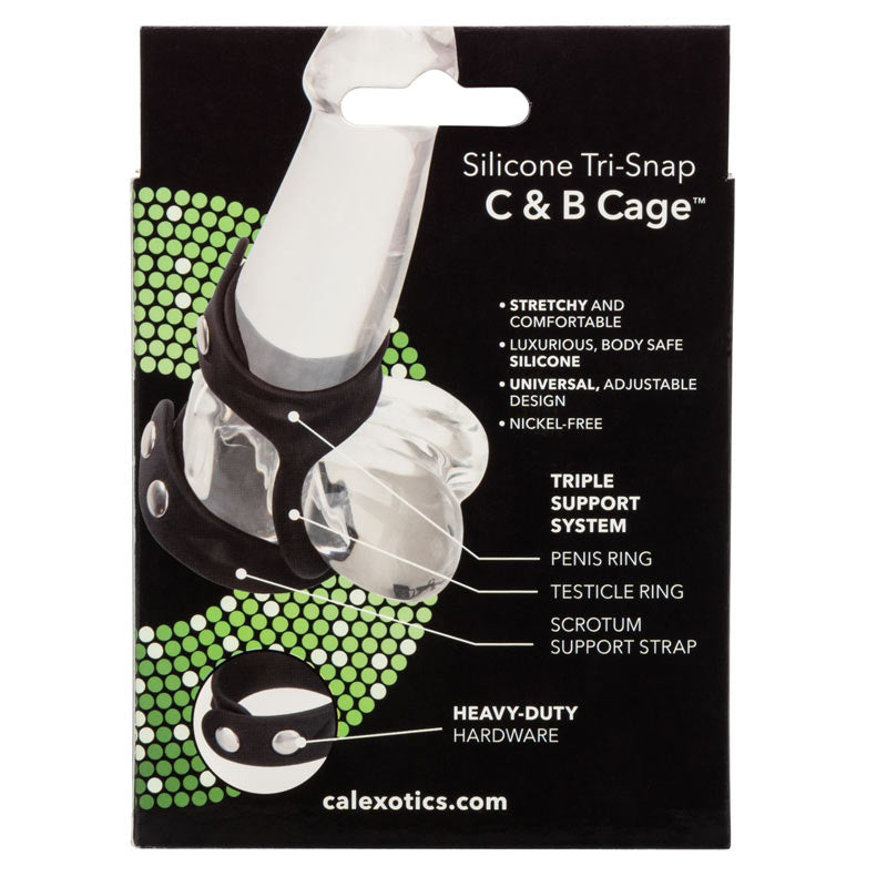 Silicone Tri Snap C & B Cage