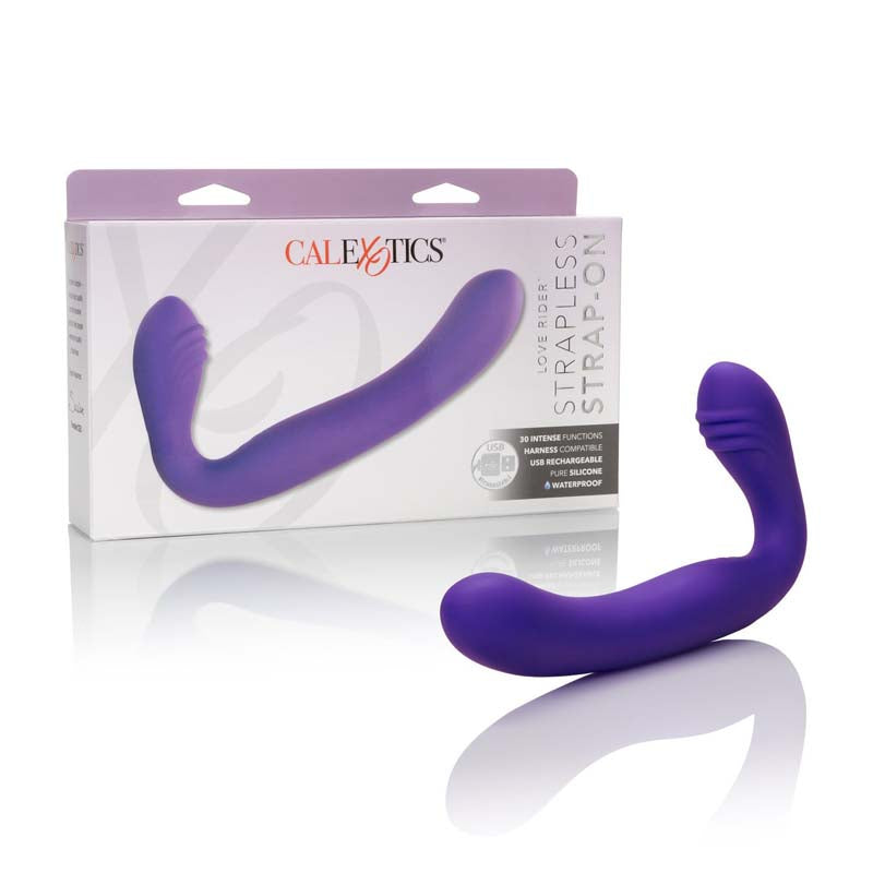 Rechargeable Silicone Love Rider Strapless Strap On