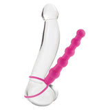 Silicone Love Rider Beaded Dual Penetrator