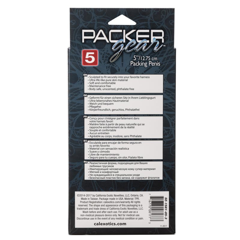 Packer Gear 5 Inch Packing Penis