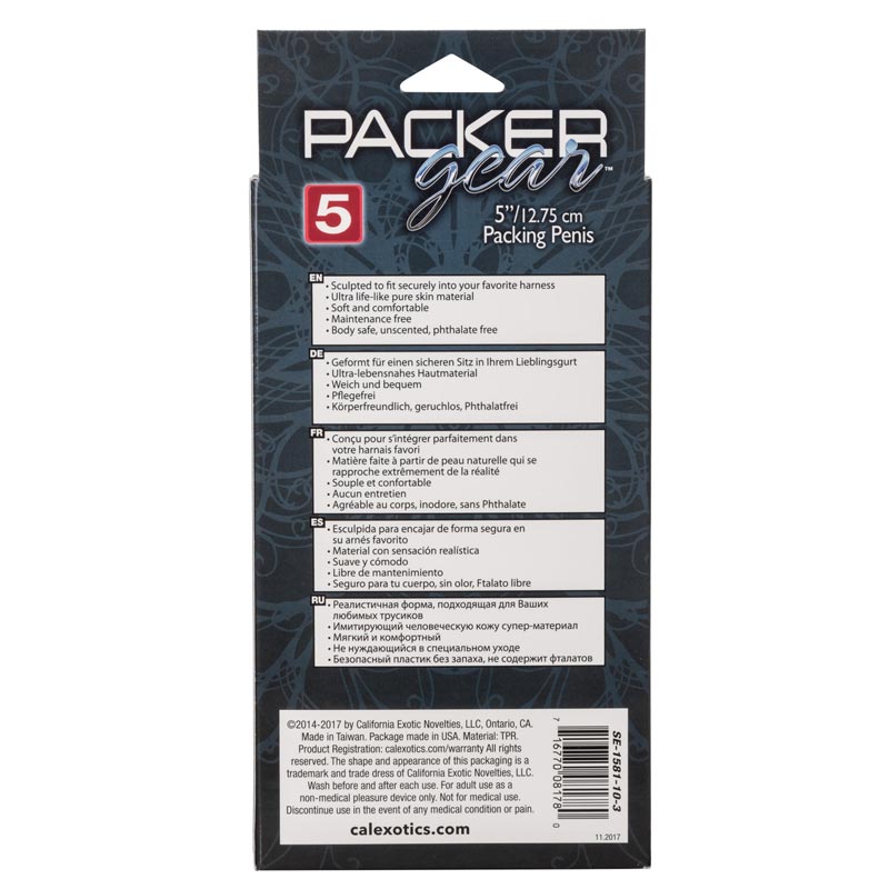 Packer Gear 5 Inch Packing Penis
