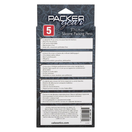 Packer Gear 5 Inch Silicone Packing Penis