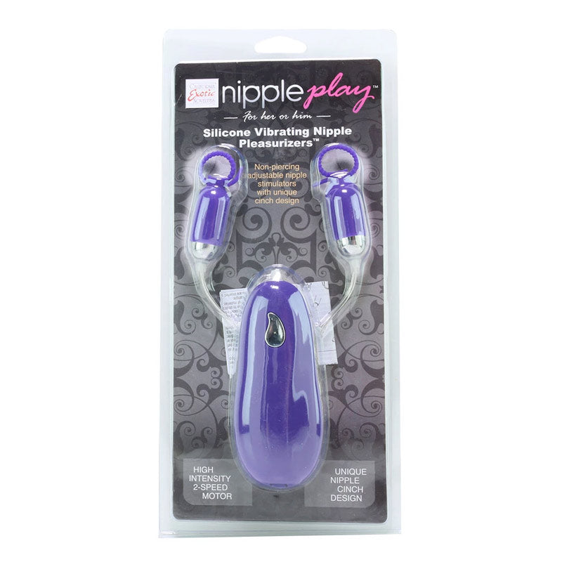 Nipple Play Silicone Vibrating Nipple Pleasurizers