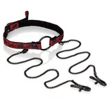 Scandal Open Mouth Gag With Clamps