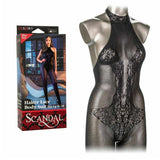 Scandal Plus Size Halter Lace Body Suit