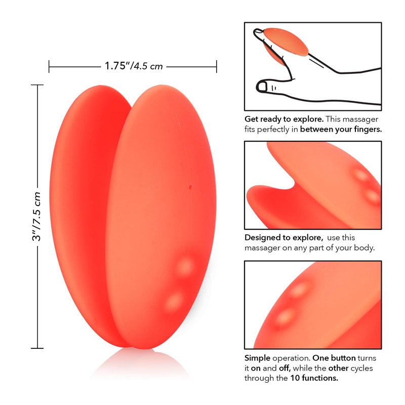 Mini Marvels Silicone Marvelous Massager Orange