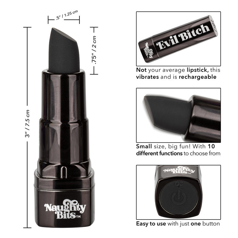 Naughty Bits Evil Bitch Lipstick Vibrator