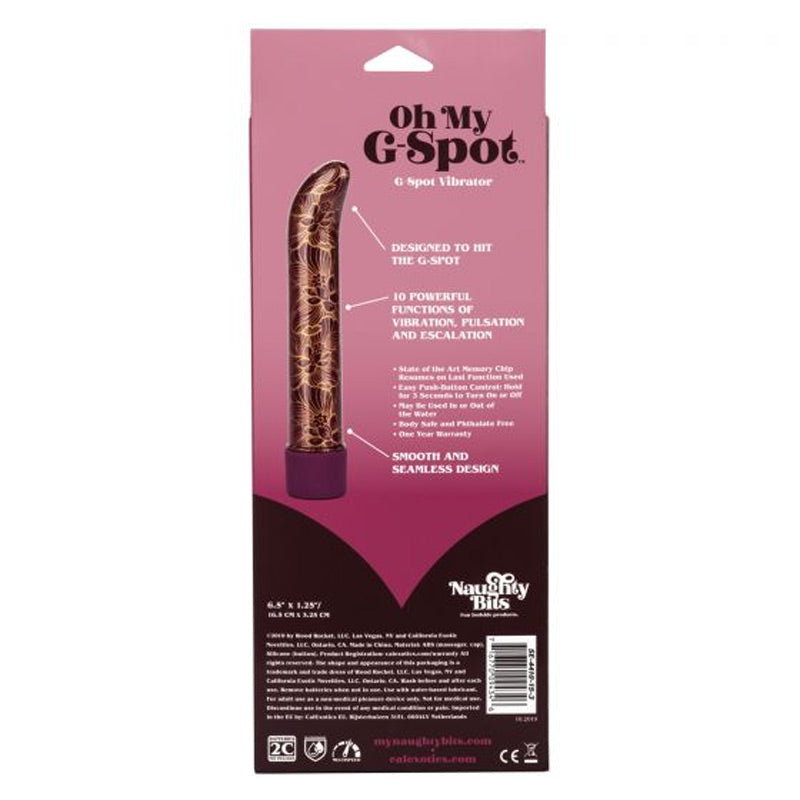 Naughty Bits Oh My G-Spot G-Spot Vibrator