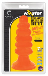 Rooster Vibrating Bubble Butt - Butt Plug