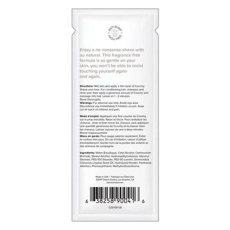 Coochy Shave Cream Au Natural