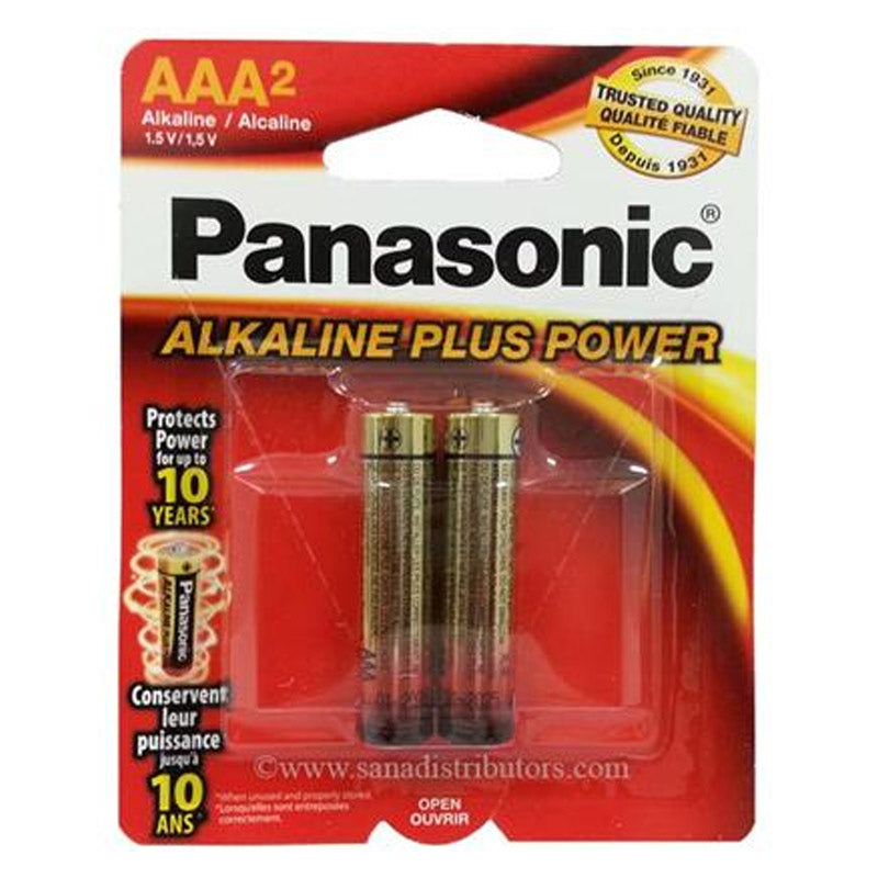 Panasonic Alkaline Plus Power Batteries