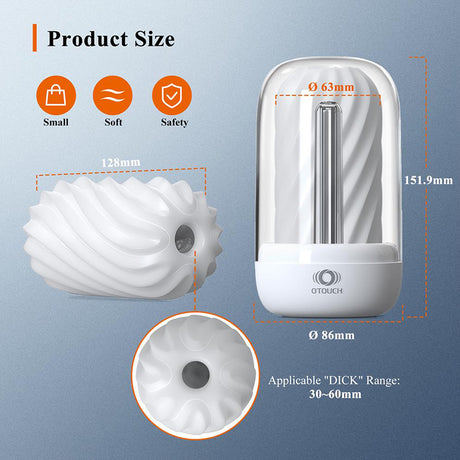 Decor 2 Sterilizing & Heating Holder With Whirlpool Masturbator