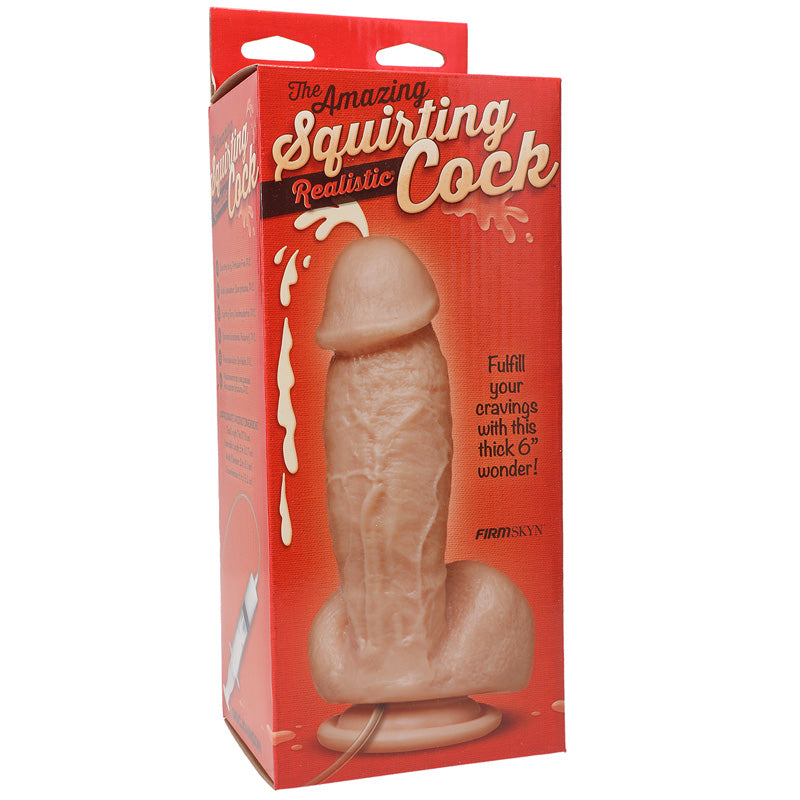 The Amazing Squirting Realistic Cock