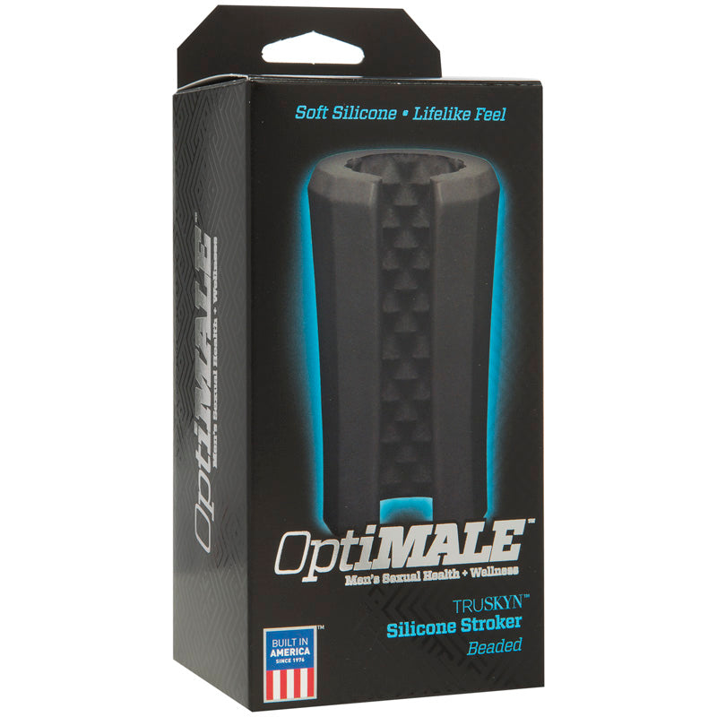 OptiMale Silicone Stroker Beaded