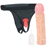 Vac-U-Lock Ultra Harness With 8 Inch Realistic Dong - Non-retail Packaging