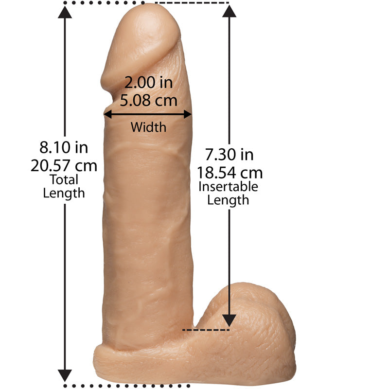 Vac-U-Lock Ultra Harness With Realistic Cock - Non-retail Packaging