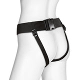 Vac-U-Lock -Crotchless - Velvet Harness With Plug - Non-retail Packaging