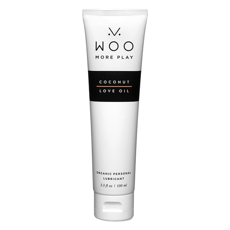 Woo More Play Coconut Love Oil - Organic Personal Lubricant 3.3 fl. oz.