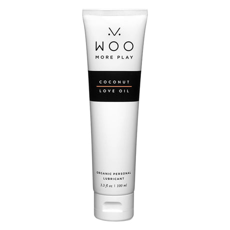Woo More Play Coconut Love Oil - Organic Personal Lubricant 3.3 fl. oz.