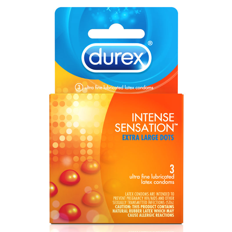 Durex Intense Sensation Lubricated Condoms