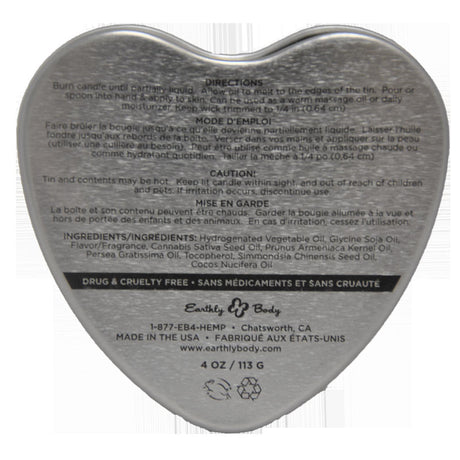 Earthly Body Edible Heart Candle