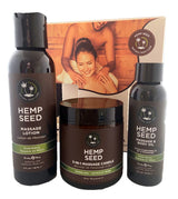 Earthly Body Hemp Seed Massage in a Box Gift Set
