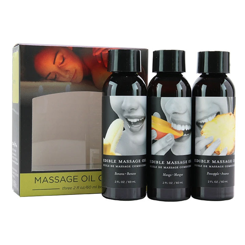Earthly Body Edible Massage Oil Gift Set