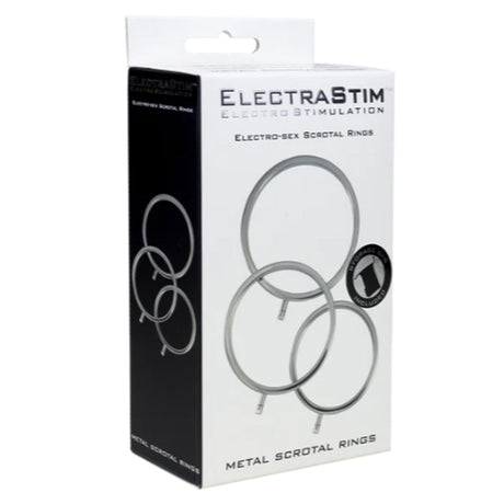 Solid Metal Scrotal Ring Set 3 Sizes