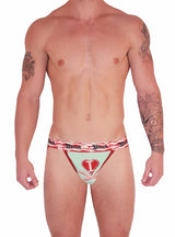 Ginch Gonch Mens Jock Straps I Love Bacon