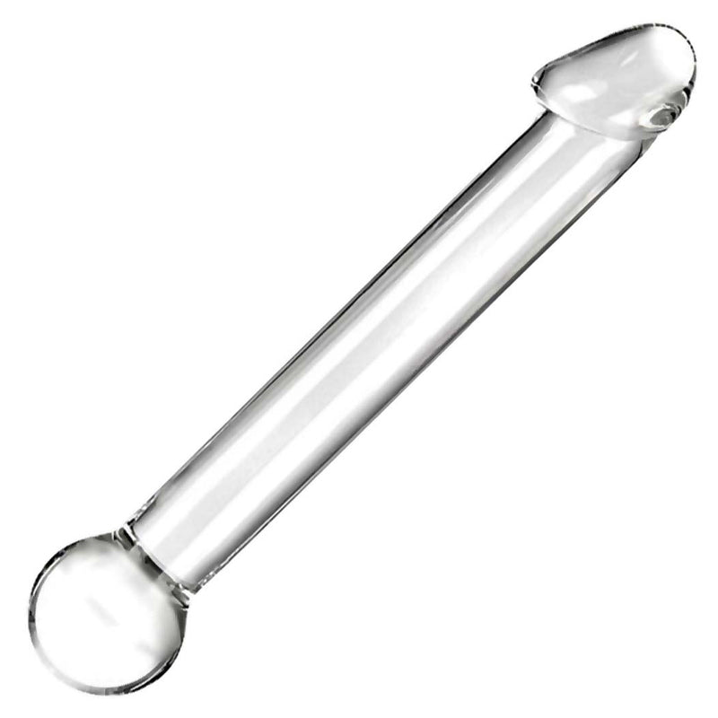 7 Inch Realistic Head Glass Dildo