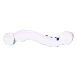 6 Inch Clear Curved G-spot Glass Dildo