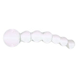 5 Inch Curved Glass Beaded Dildo