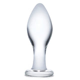 4 Inch Classic Glass Butt Plug