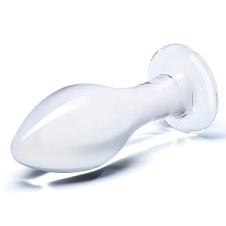 4 Inch Classic Glass Butt Plug