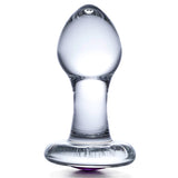 3.5 Inch Bling Bling Glass Butt Plug