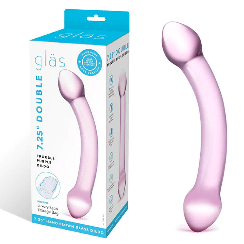Double Trouble Purple Dildo