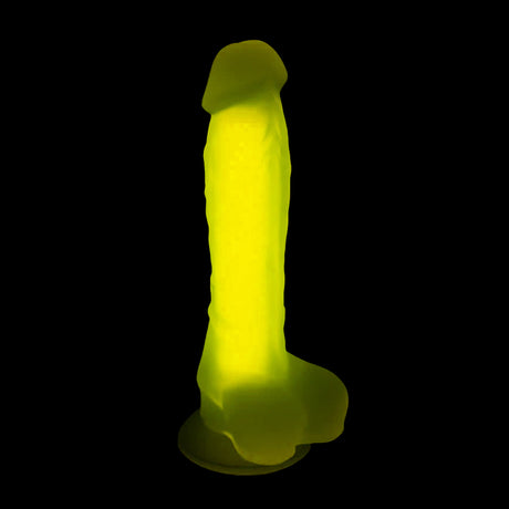 Rave Silicone Glow-In-The-Dark Dildo